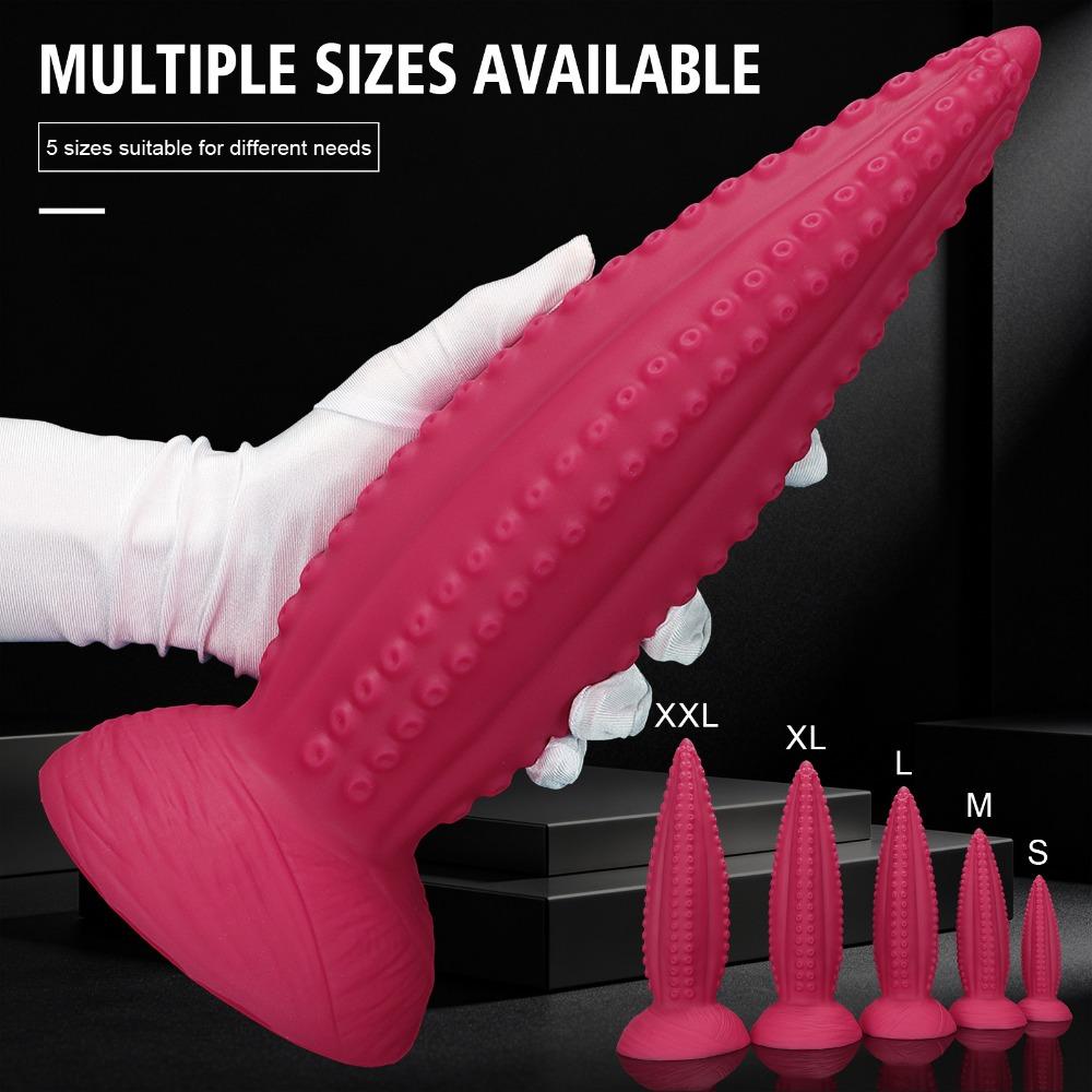 Extra Large Tentacle Silicone Prostate Massager, Flexible Fantasy Anal Plug for Men Adult G-Spot Stimulation, Sex Toys for Unisex Butt Plug