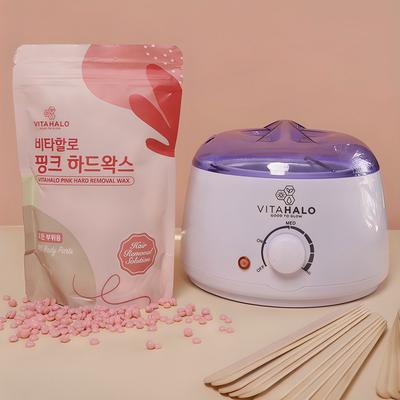 Pink Hard Wax Warmer Kit, 200g, 1 Piece