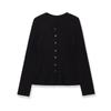 European & American Women's Fashion Casual Ribbed Knit Skirt and Cardigan Set