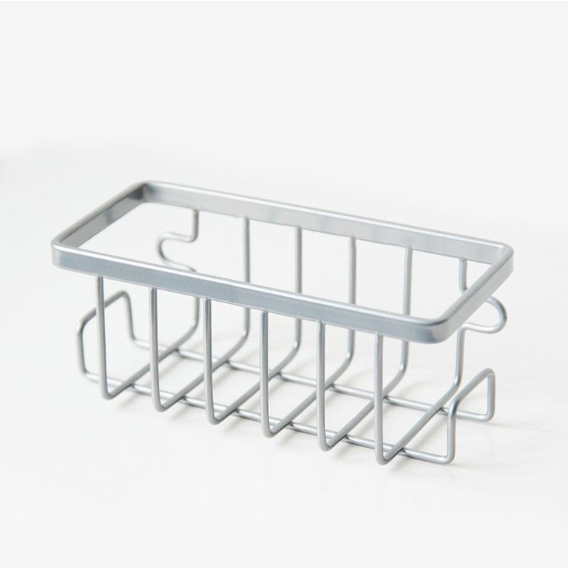 

Suction Cup Sponge Holder Wall Mount Kitchen Sink Stainless Steel Drain Rack Storage Basket Organizer Water Drying Dish Rack серебряный серый
