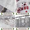 Christmas Shower Curtain Winter Snowman Xmas Pine Tree Shower Curtains For Bathroom Decor Waterproof And Mildew Resistant