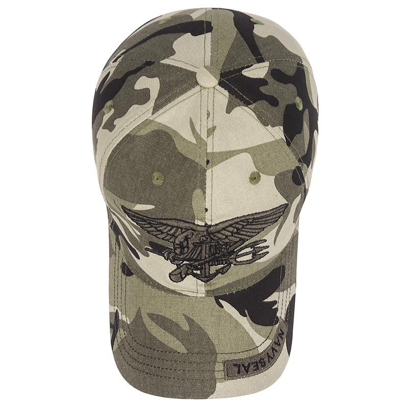 Spring and Autumn Hats Camouflage Style Soft-top Baseball Hats Cotton Outdoor Sunshade Baseball Hats for Men and Women