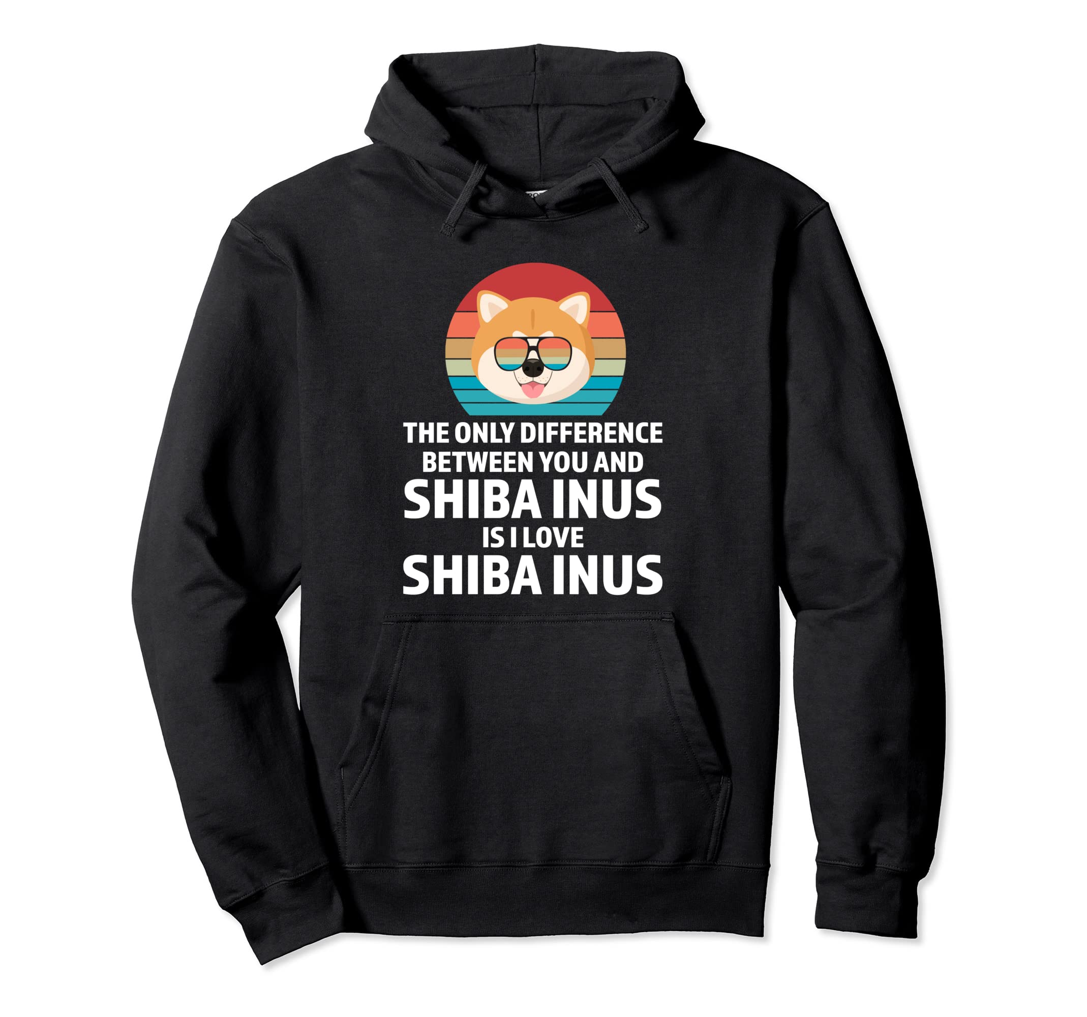 

The only difference between you and a Shiba Inu is a Shiba Inu hoodie чорний