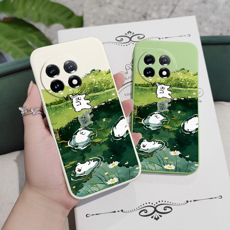 Country Puppy Phone Case For Oneplus 13 13R 12 12R 11 11R 10 10R 10T 9R 9RT 9 8T 8 7 7T Pro 5G Liquid Silicone Cover