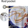 SailorS Moon Home Interior Curtains 2 Pieces Elegant Room Curtains for Camera Halloween Decoration Window Curtain Partition