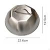 Stainless Steel Dome Lid Melting HeavyDuty Round Basting Cover for Home Cooks,