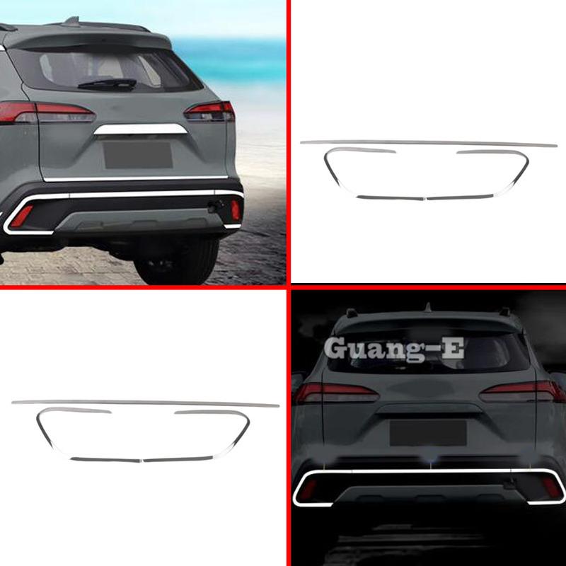 Car Rear Door Trunk Tailgate Lid Cover Strip Bumper Frame Trim Exterior Accessories For Toyota Corolla Cross XG10   2024
