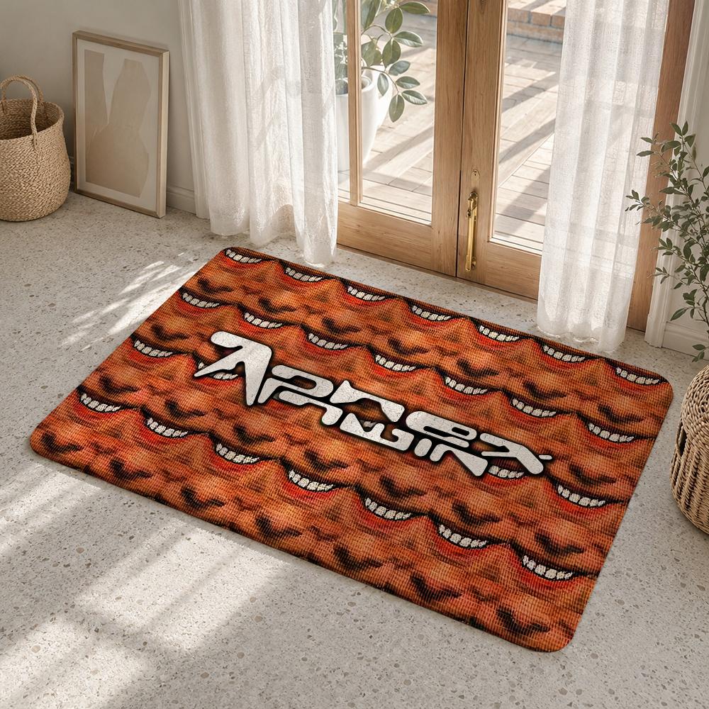 A-Aphex T-Twin Music Floor Mat Flannel Rug Non Slip Absorbent Soft Washable For Entryway Hallway Bathroom Kitchen Decor