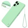 Pro pouzdro Nothing Phone 3A Lite Měkký prémiový kryt s popruhem z tekutého silikonu s flockováním uvnitř pro NothingPhone 3a Lite