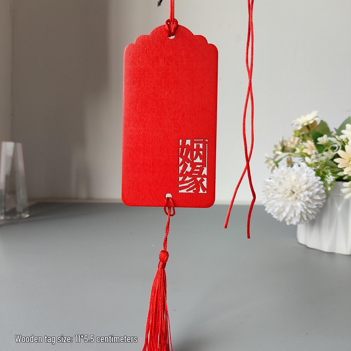 Waterproof Hanging Wooden Wish & Prayer Plaques with Engraved Logo - Ideal for Scenic Areas & Couples