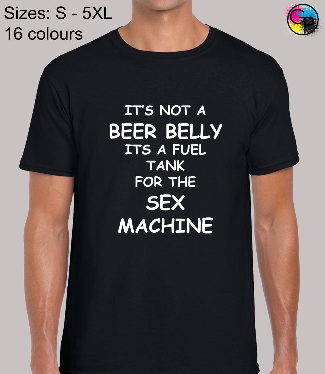 Its Not A Beer Belly Joke Funny Regular Fit T-Shirt Mens Womens Tees Top Top TShirt Tee for Men 2XL