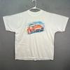 Vintage Porsche 911 Turbo Weiß T-Shirt Kurzarm 100% Baumwolle Größe XL
