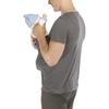 Maglietta Portabebè da Uomo Misto Cotone Scollo a V Manica Corta Maglietta da Papà per Portare il Bambino T-shirt per un Genitorialità Confortevole Cura del Bambino