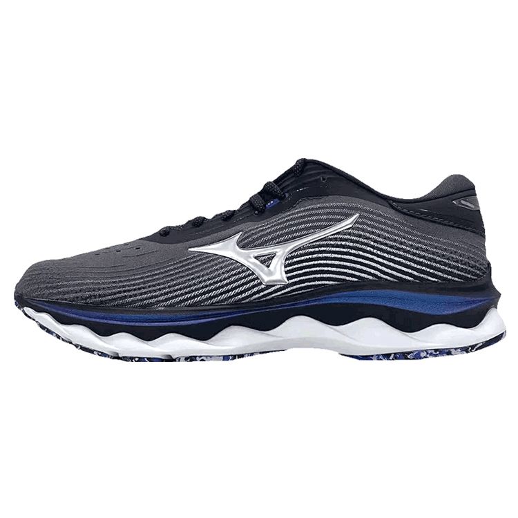 Mizuno Wave Sky 5 Мужские Низкие Повседневные Беговые Кроссовки Черно-Серые J1GC210204 40