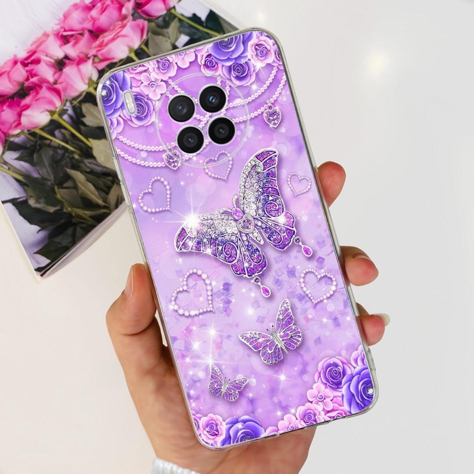 

For Huawei nova 8i Case nova8i Cover NEN-L22 LX1 LX3 Case Back Cover Cartoon Cool Style Animals Girly Soft TPU Silicone Bumper Huawei Nova 8i 4G