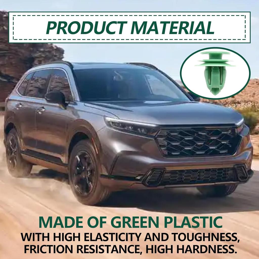 30PCS Door Panel Clip Interior Trim Clip Door Lining Trim Panel Clips Nylon Retainer Clips Car Trim Panel Clips 91560-SZW-003 Compatible with Odyssey