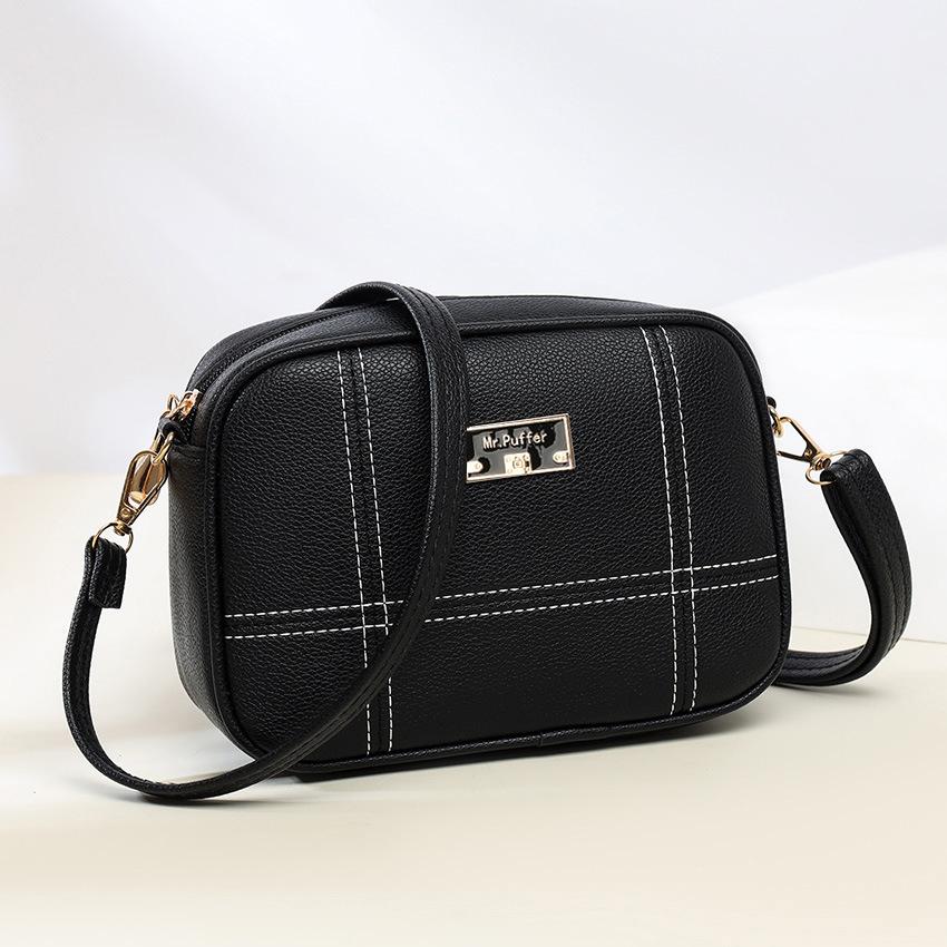 Bags Small Bags, Shiling PU Women's Bags, High-end, Niche and Fashionable, Ins Crossbody, Versatile Small Square Bags