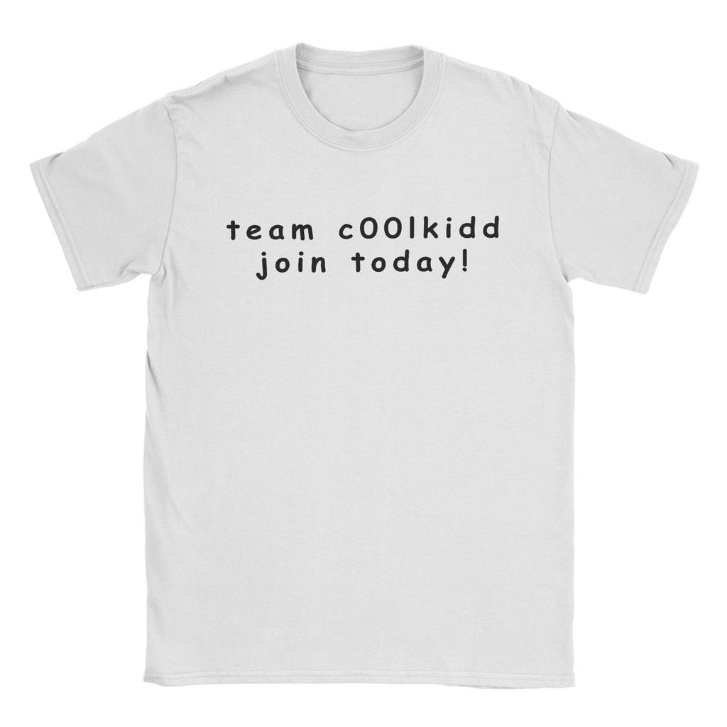 Team c00lkidd Treten Sie heute bei Forsaken Baumwoll-T-Shirt für Herren Strand Vintage T-Shirts Bequemes Hipster T-Shirt Übergrößen Tops