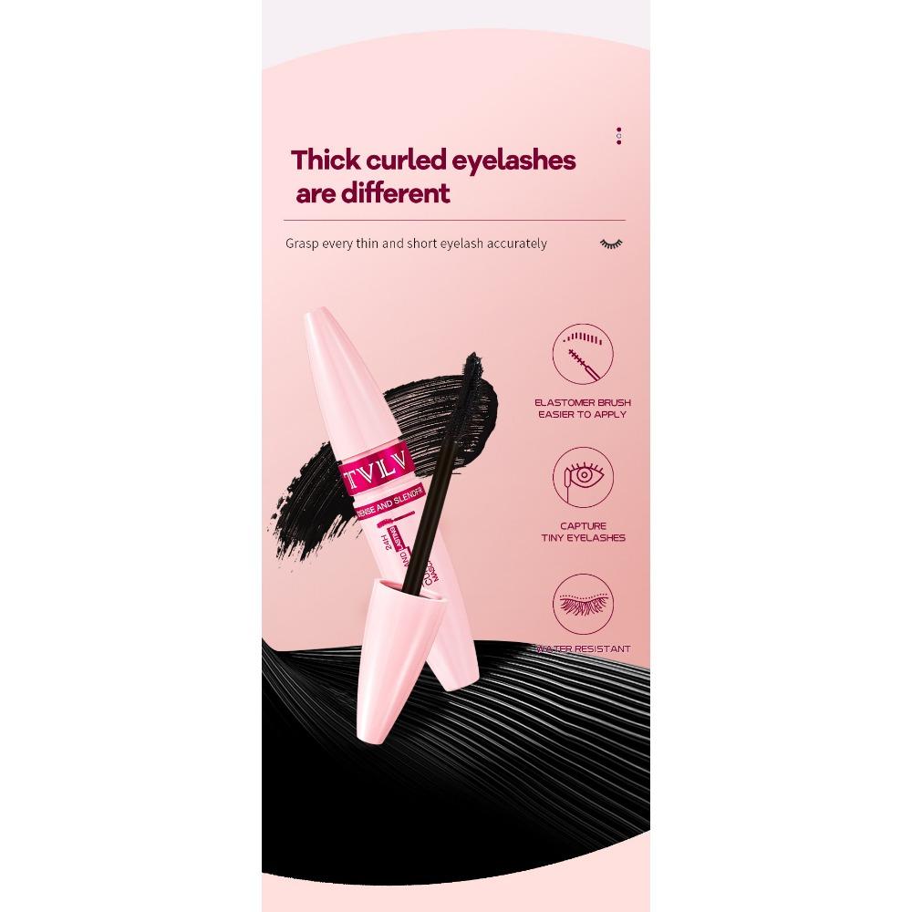 Long Curling 3D Styling Mascara Makeup Durable Waterproof Non-blooming