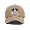 Pirate Skull Cross Swords Baseball Cap Adjustable Outdoor Polyester Graphic Cap Unisex Casual Hat