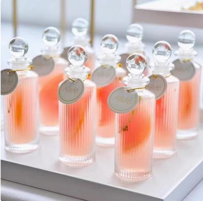 Garrafa Mini de Vidro Transparente de 150ml para Licor, Café Cold Brew ou Vinho de Frutas Vedação