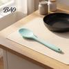 Safe Kitchenware for Home Silicone Serving Spoon, Heat Resistant Non-stick Kitchen Utensil, Cooking Spoon Ergonomic Anti-slip Handle Soup And
