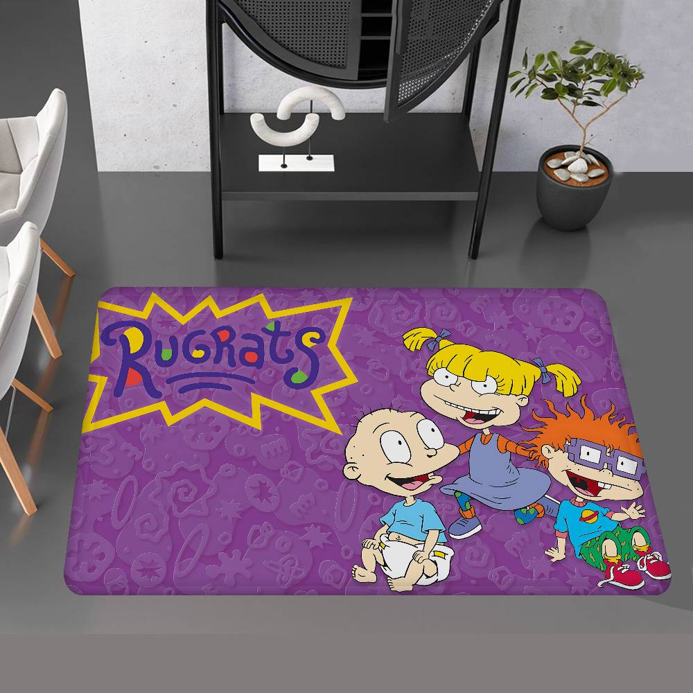 Children Animation R-Rugrats Entrance Door Mat Washable Non-Slip Living Room Sofa Chairs Area Mat Kitchen Welcome Doormat