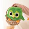 Green Duolingo Owl Plush Toy Duo Plushie Of Duo The Owl Cartoon Anime Owl Doll Soft Stuffed Animal Toy Children Birthday Gift