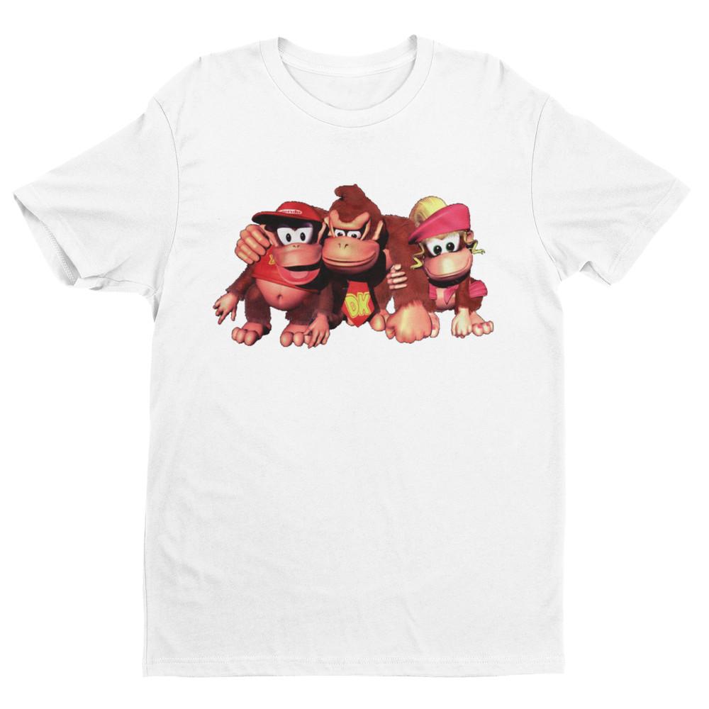 DKC2 Cast Premium Unisex T-shirt  Characters Art  Gifts for Him, Her, Gamers XL