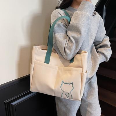 Damen Große Kapazität Schultertasche Klasse Pendler Tragetasche Unterarmtasche