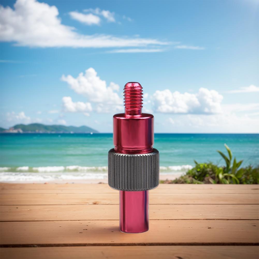 Aluminum Alloy Landing Net Head Adapter Prevent Fish Running Fish Landing Net Screw Quick Release Fish Landing Dip Net Connector