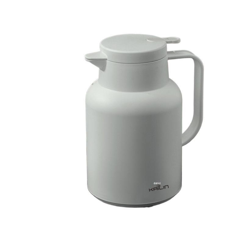 Insulated Stainless Steel Glass-Liner Water Bottle, Large Capacity & Portable. 1.45L - 2L белый