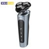 Men's Intelligent Rechargeable Shaver Wet/Dry Beard Razor ABS Tondeuse Dissolving Beard Rechargeable Razor for Smooth Skin