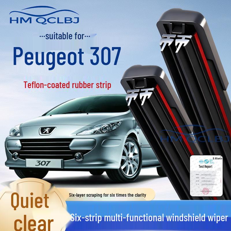 Rahmenlose Universal-Scheibenwischerblätter für Peugeot 307 - Multifunktional, Doppellagig, Grenzüberschreitendes Dropshipping