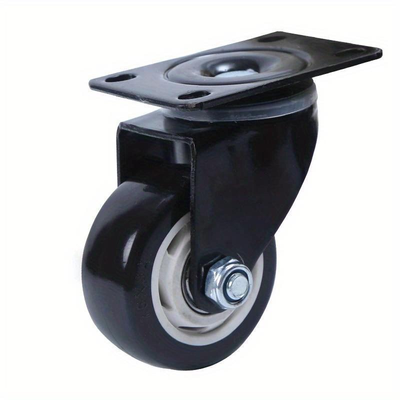 2pcs Door Support Wheel Durable Aluminum Alloy Anti-Falling & Wear-Resistant Vertical Hinged Base for Smooth Sliding On Wooden