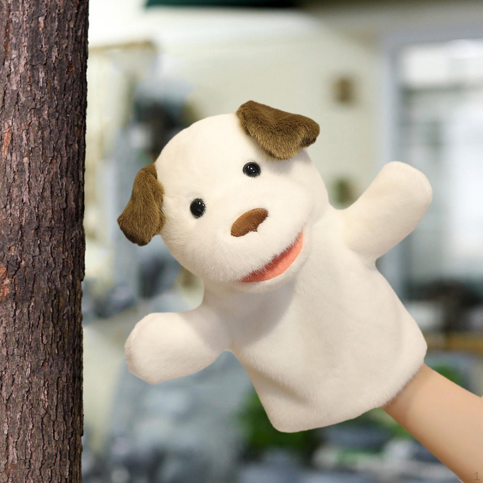 

Голова животного ручной куклы перчатки ролевая игра шутки мягкие куклы для рассказывания историй игрушка для dog