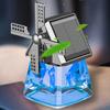 Auto Windmill Solar Car Perfume Air Freshener Aromatherapy Cute Car Energy Rotating Aromatherapy Diffuser Interior Decoration Accessories