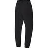 Li Ning Fitness Series Solid Color Mid Waist Comfortable Breathable Fleece Lined Warm Cuffed Knitted Sports Pants Men bottoms Black AYKT789-1