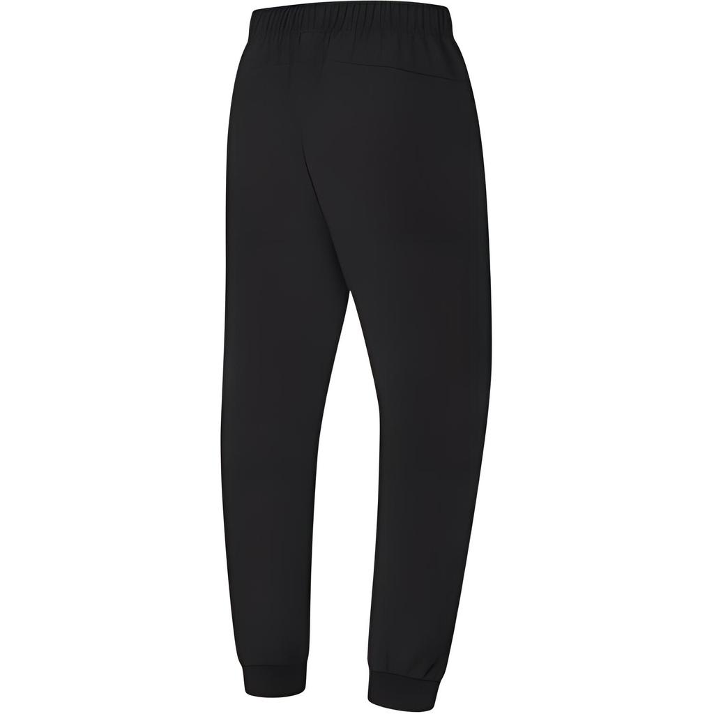Li Ning Fitness Series Solid Color Mid Waist Comfortable Breathable Fleece Lined Warm Cuffed Knitted Sports Pants Men bottoms Black AYKT789-1