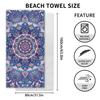 New Double-sided Velvet Beach Towel Supports Surf Towel Sports Towel