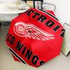 Red Wings Logo Umbrella Folding umbrella, automatic umbrella 8-Frame for Travel, camping Use Gift for Halloween Christmas