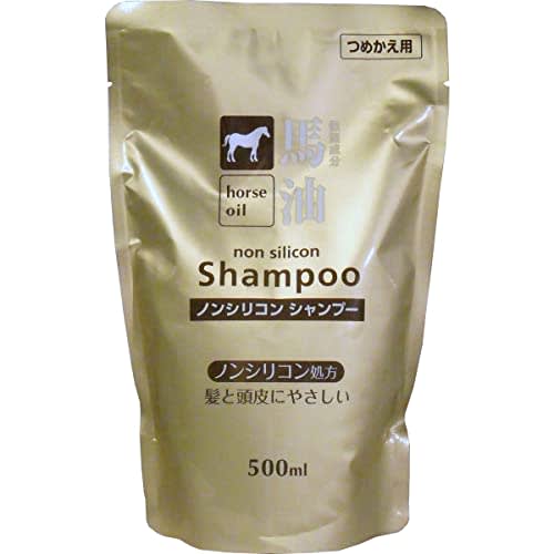 

Сменный блок шампуня Kumano Yushi Horse Oil Non-Silicone 500 мл