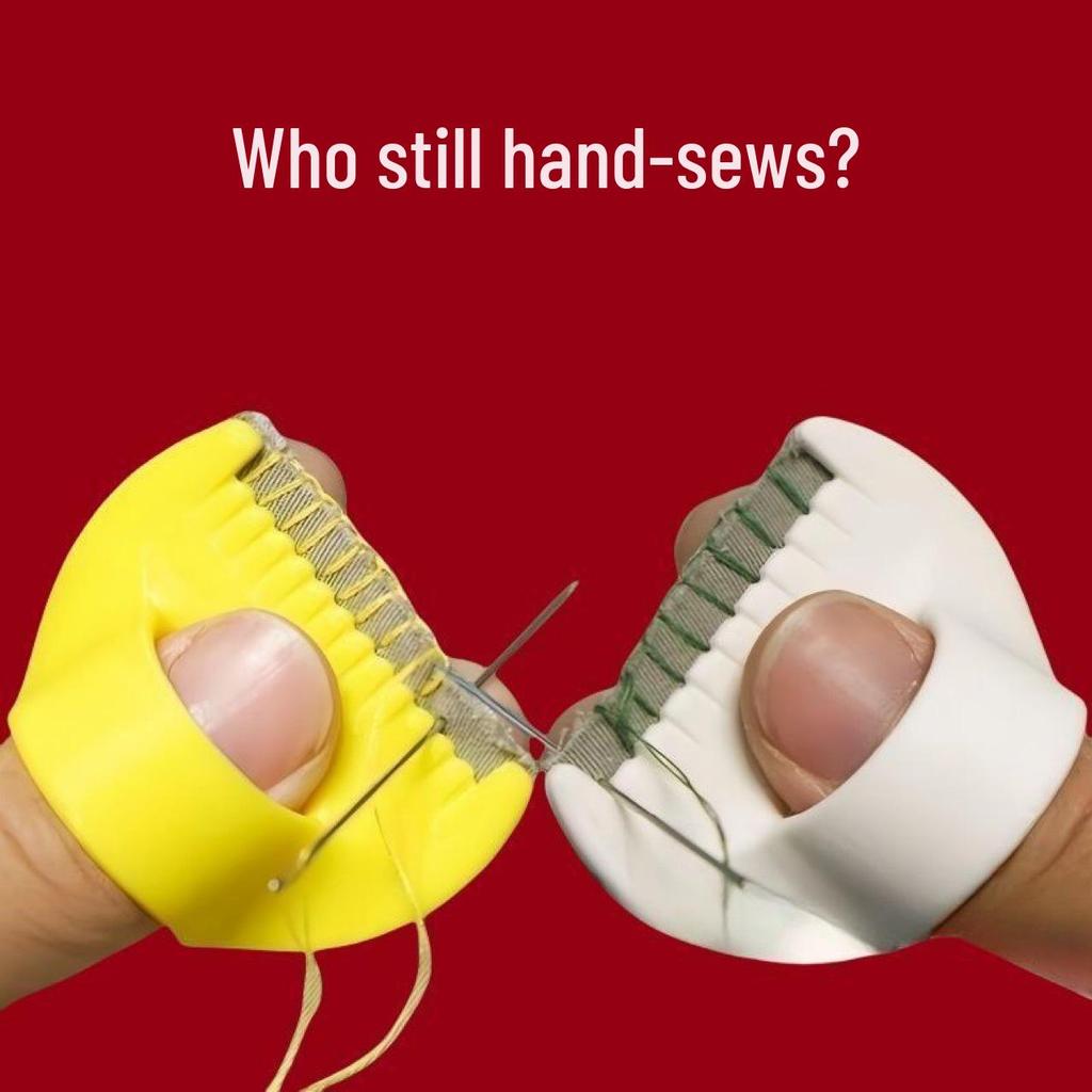 Hand-Stitched Edge Sewing Tool: Double Teeth Overlock Template for Fabric Art