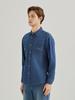 FERRAROMILANO Denim Shirt Deep Blue (Am0Ews15245)