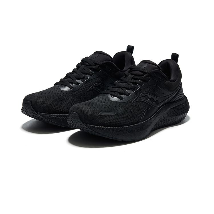 SAUCONY Runshield Comfortable Shock Absorption Low-Top Casual Running Shoes Unisex Sneaker Black S28200-3