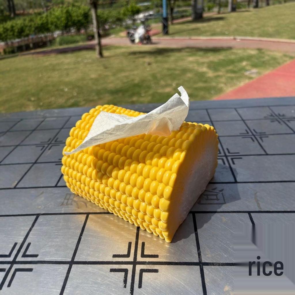 Creative Corn Tissue Box: Cute, Modern Design for Living Room & Car