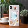 50PCS Aesthetic Easter Stickers Cute Vintage Animals Sticker Watercolor Flower Decals for Scrapbooking, Journaling, Laptops