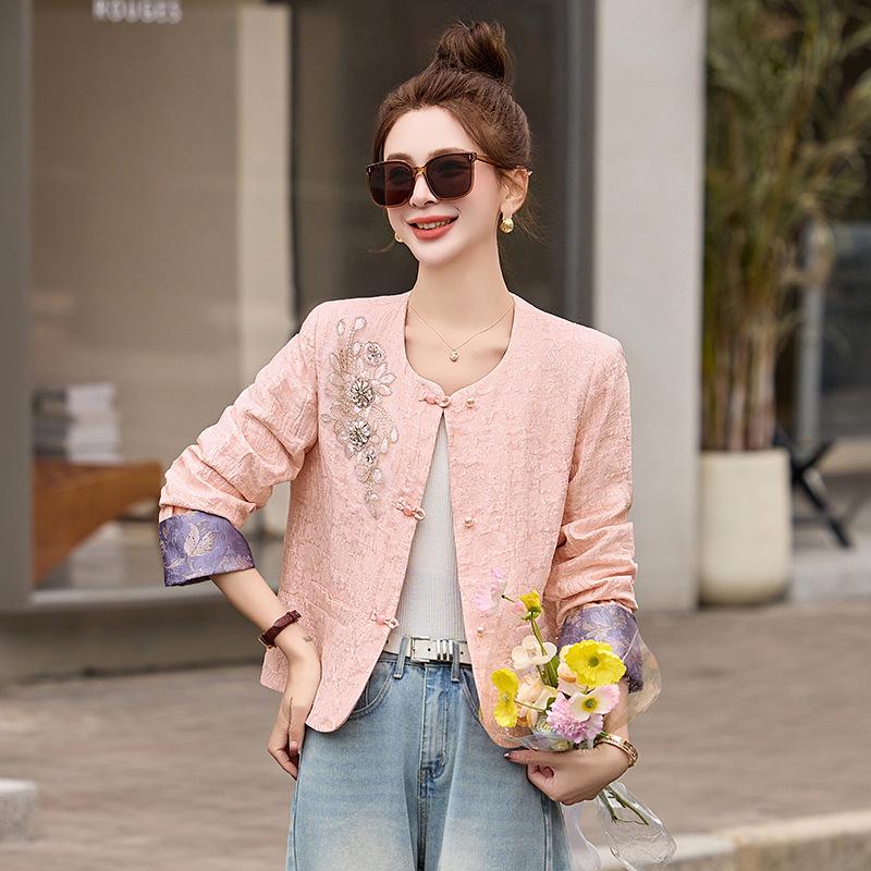 2025 Spring Slimming Chinese-Style Fashion Coat