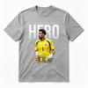 Capo Verde Portiere Vozinha Eroe Grafica Maglietta Spagna 00 Capo Verde Calcio Maglietta Unisex Cotone Fan Calcio Manica Corta Top