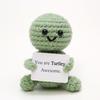 Creative Crochet Animals Dolls Emotional Support Doll Bookshelf Decorations Kawaii Accessories